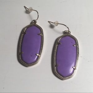 Kendra Scott Elle Drop Lavender Earrings